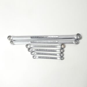 6 Craftsman Double Box End Wrenches Lot USA 3/16" to 7/16"